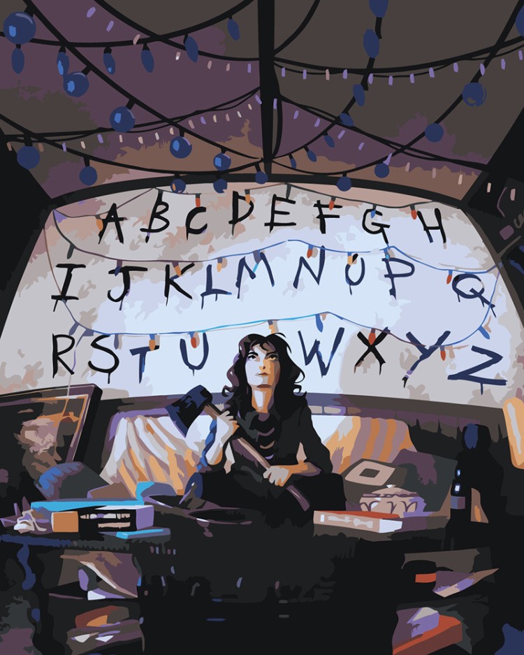 Картина по номерам ОСД Очень странные дела