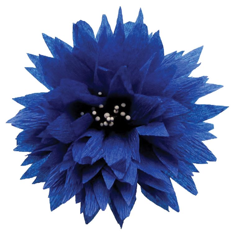 Бумага гофрированная (креповая), 110 г/м2, синяя, 50х250 см, ОСТРОВ СОКРОВИЩ — картинка 4