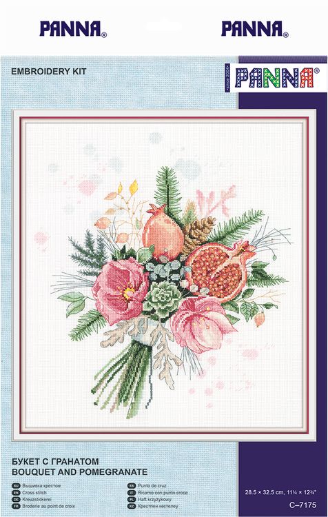 Набор для вышивания «Букет с гранатом» — картинка 2