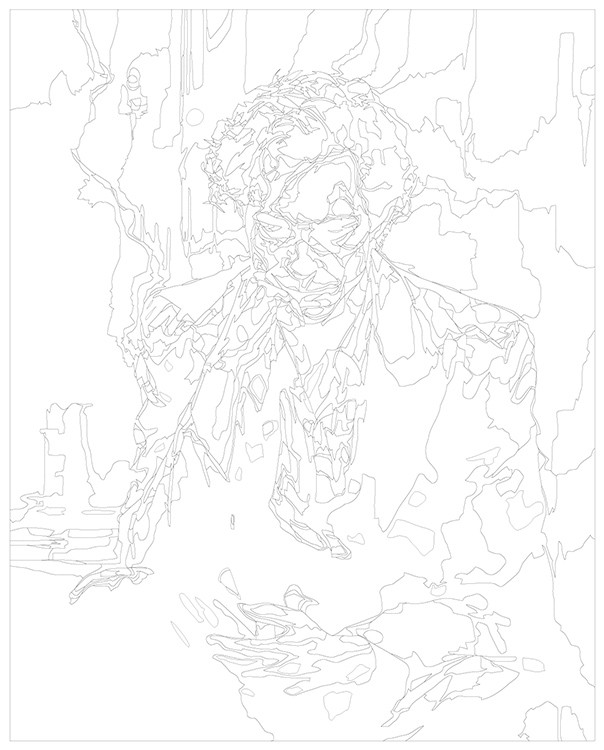 Картина по номерам «Джокер Joker: Хоакин Феникс» — картинка 3