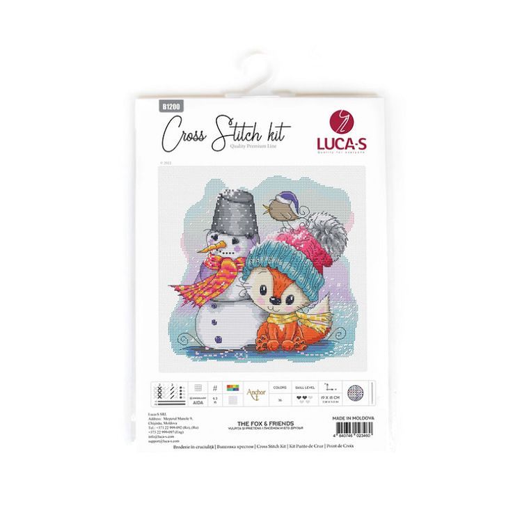 Набор для вышивания «Лисёнок и его друзья» — картинка 2