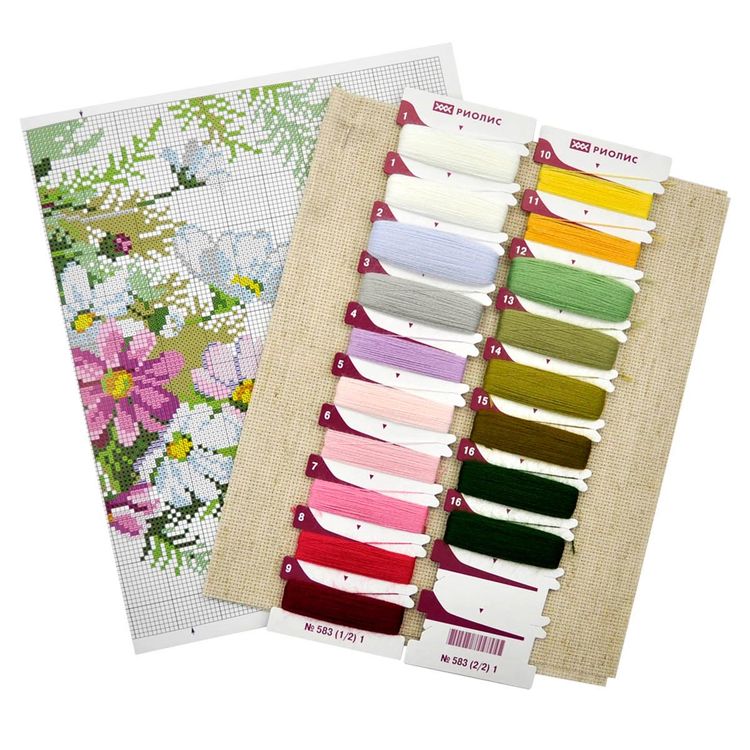 Набор для вышивания «Космеи» — картинка 3