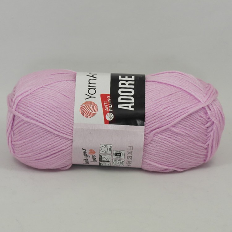 Пряжа YarnArt Adore (362), астра, 5 шт. по 100 г — картинка 2