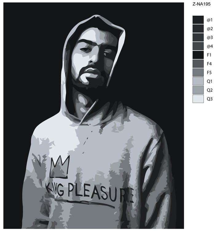 Картина по номерам «MiyaGi» — картинка 2