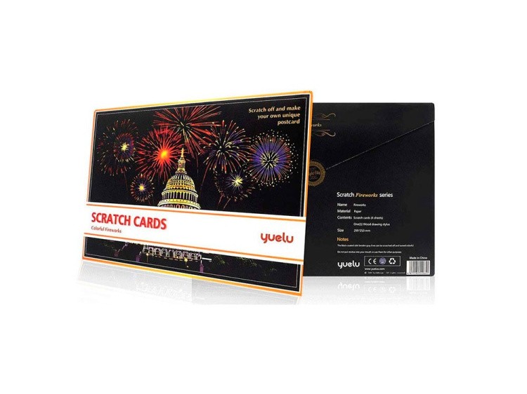 Скретч-набор «Fireworks» (цветные) — картинка 5