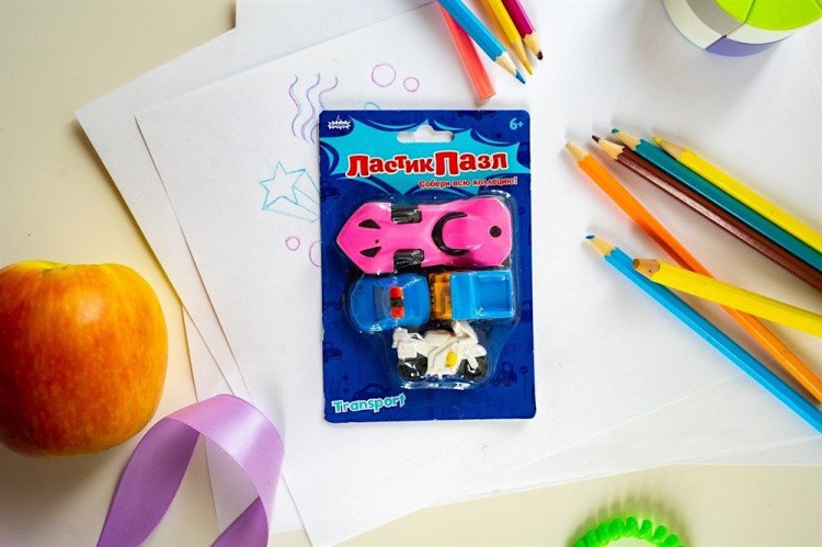 Ластик-пазл «Транспорт» — картинка 4