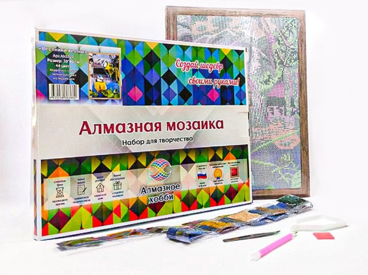 Алмазная вышивка «Аромат весны» — картинка 4