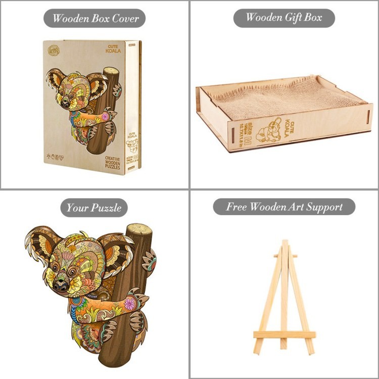 Деревянные пазлы «Милая Коала L», Woodbests — картинка 5