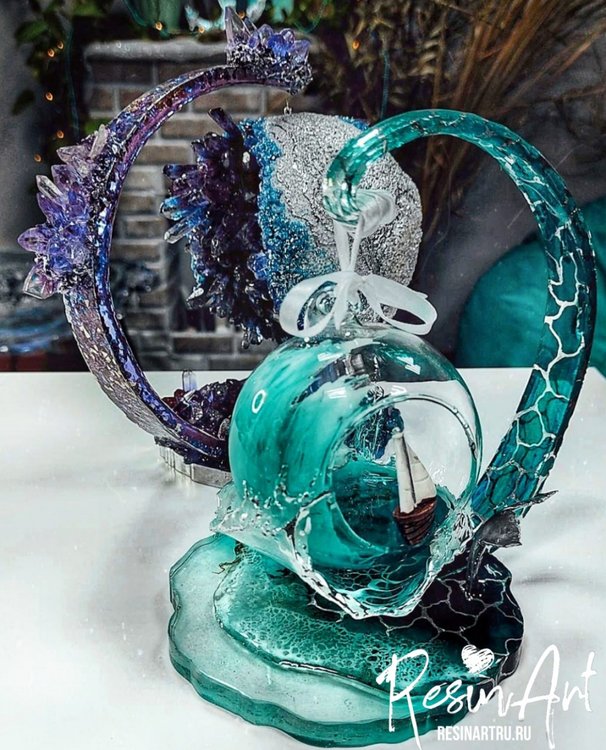 Декоративный подвес (30 см) - Силиконовый молд — картинка 3