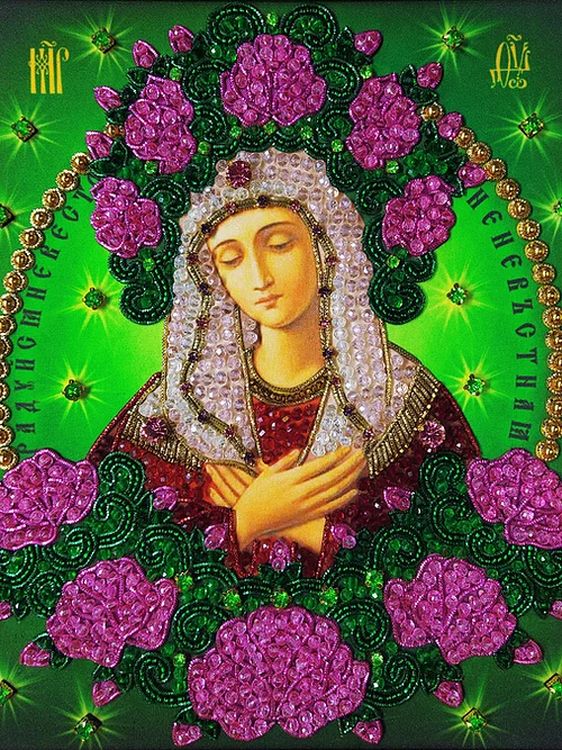 Набор вышивки хрустальными камнями «Умиление» — картинка 2