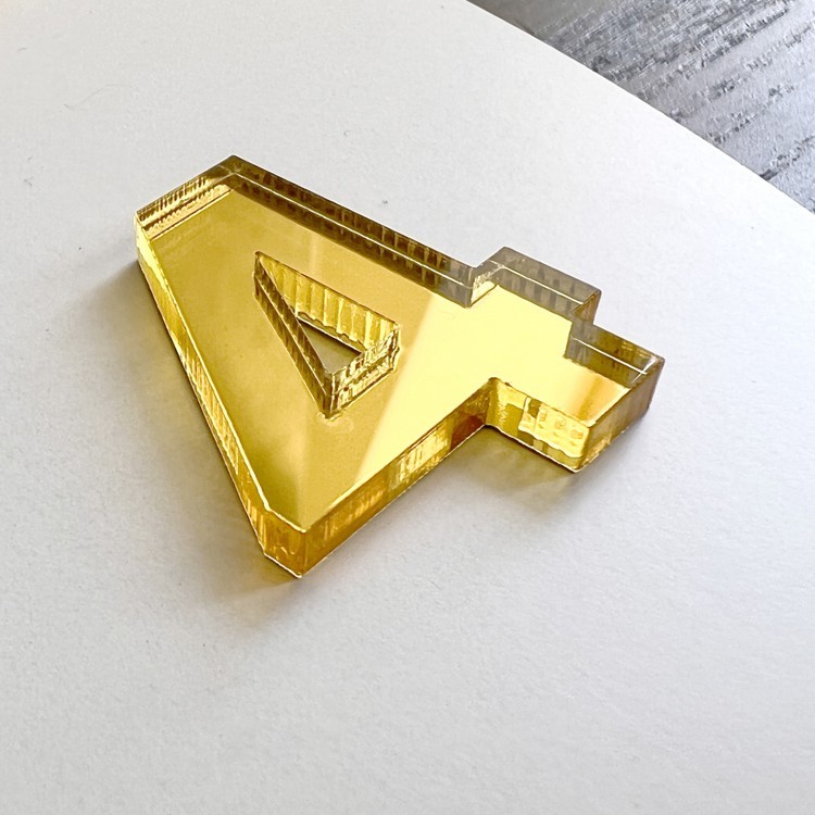 Зеркальные арабские цифры Золото, 2 см, Epoxy Master — картинка 2