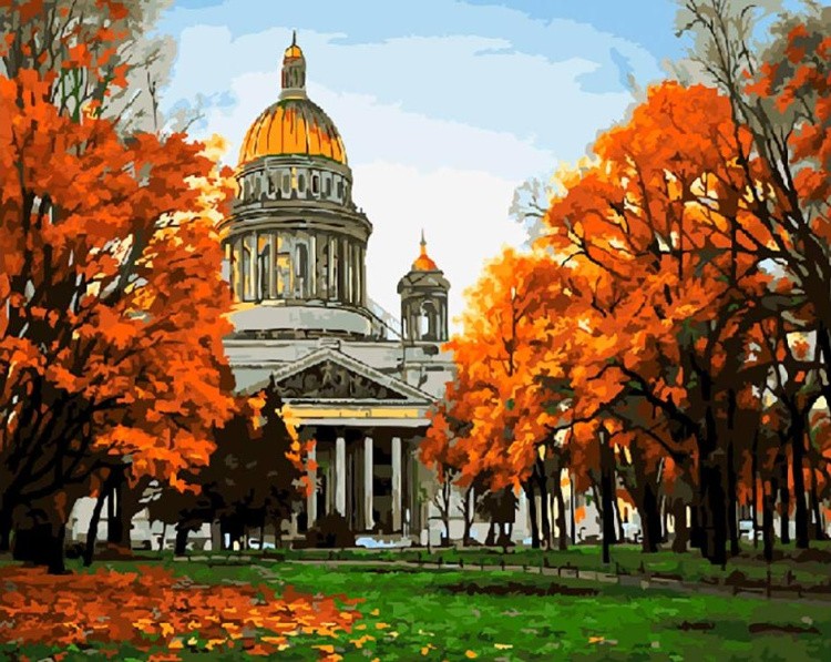 Картина по номерам «Осень в Санкт-Петербурге»