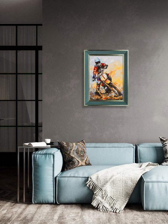 Картина по номерам «Гонщик» — картинка 8