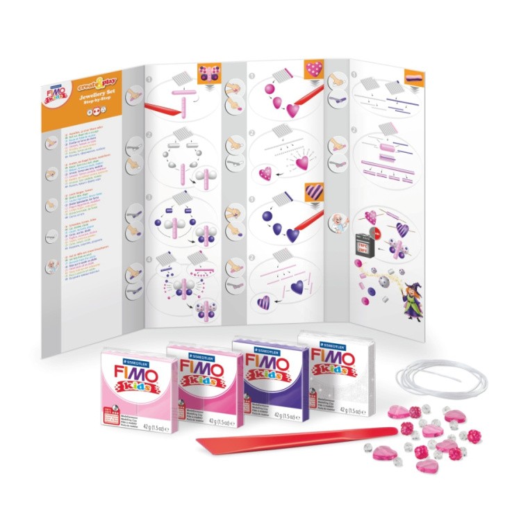 Набор FIMO Kids create&play для создания украшений «Сердца» — картинка 2