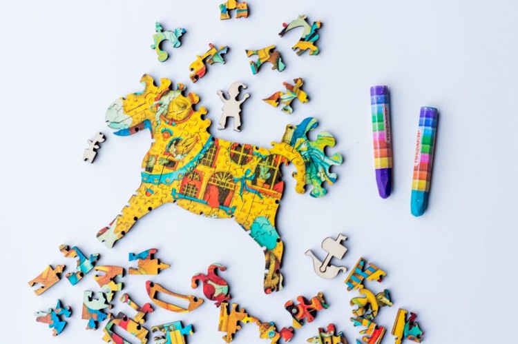 Деревянные пазлы DAVICI «Лошадка» — картинка 6