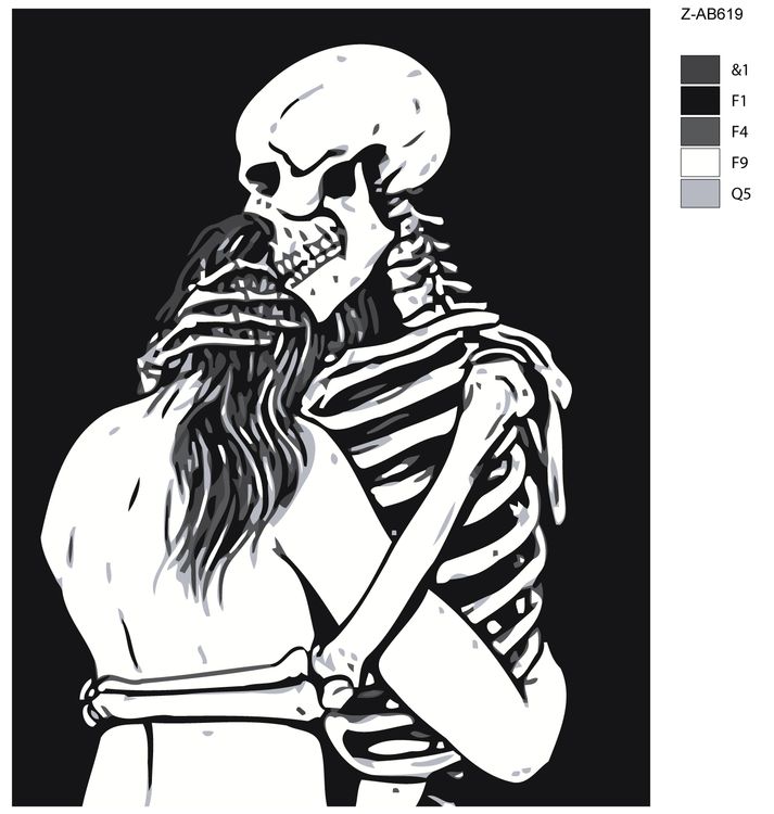 Картина по номерам «Бесконечная любовь» — картинка 2