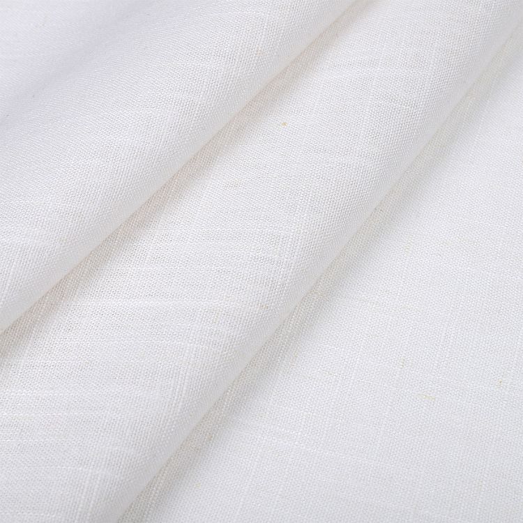 Ткань льняная, 190 г/м², 5 м x 140 см, цвет: белый, TBY — картинка 3