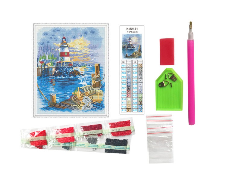 Алмазная вышивка «Маяк» — картинка 2