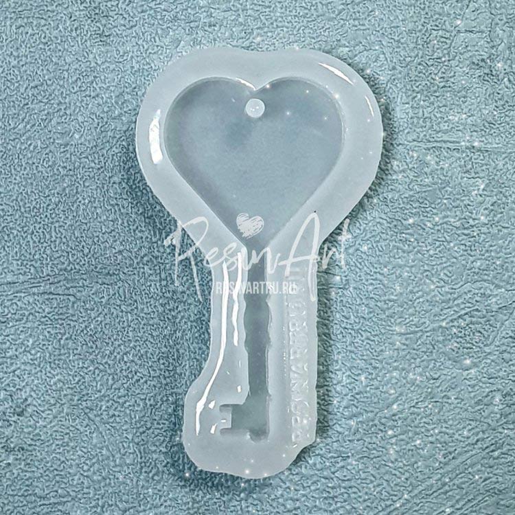 Елочная игрушка Ключик №3 - Силиконовый молд, ResinArt — картинка 2