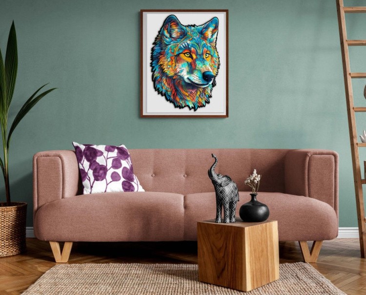 Деревянные пазлы «Бесстрашный Волк S», Woodbests — картинка 7