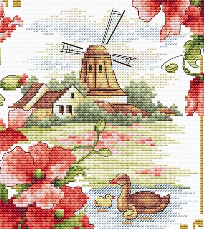 Набор для вышивания «Родные просторы. Маки» — картинка 6