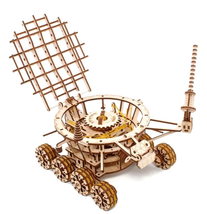 Деревянный конструктор EWA «Робот Луноход» — картинка 2