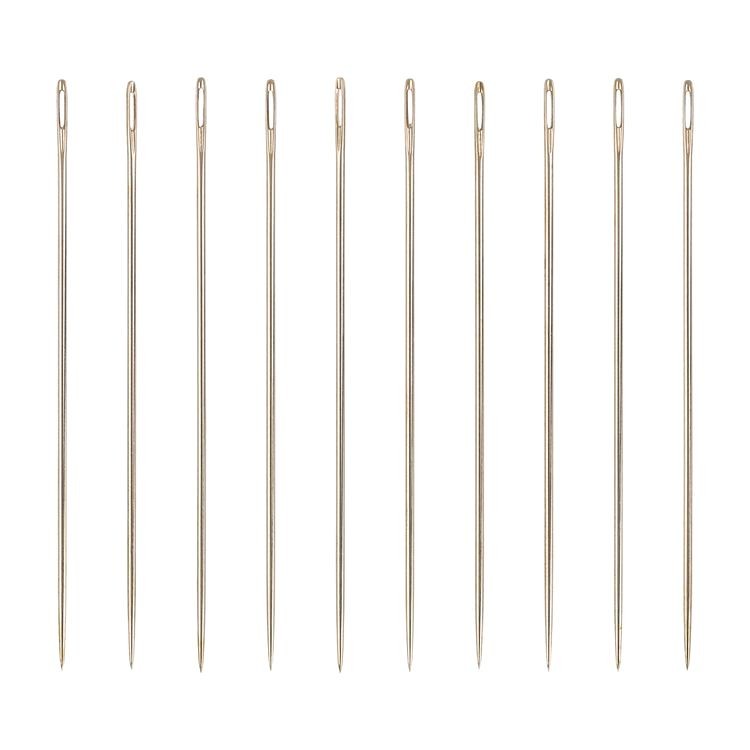 Иглы для шитья ручные №2 шорные 10 шт., Gamma — картинка 2