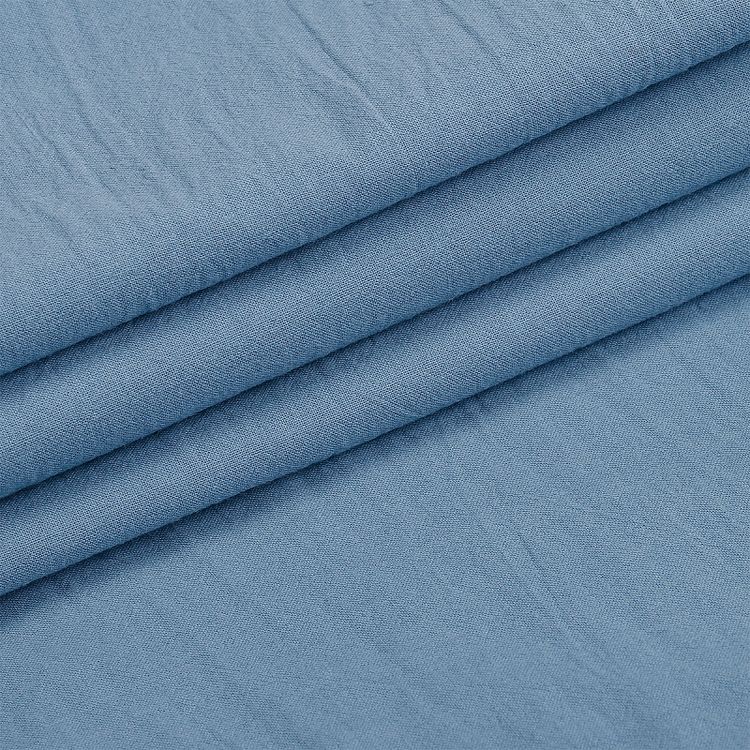 Ткань Хлопок крэш, 5 м х 150 см, 90 г/м², цвет: синий, TBY — картинка 2