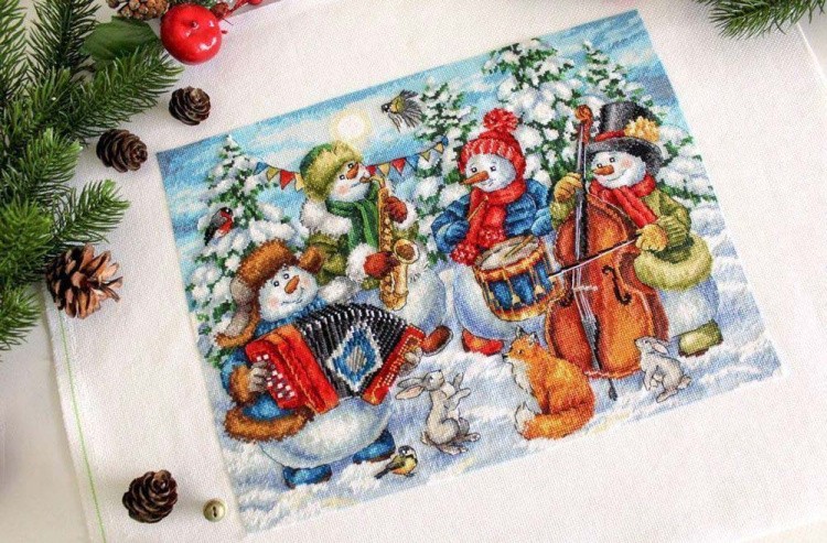 Набор для вышивания «Весёлый оркестр» — картинка 2