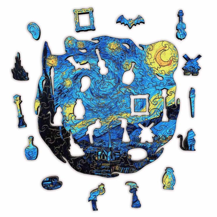 Деревянные пазлы Woodzle «Звездная ночь» (М) — картинка 2