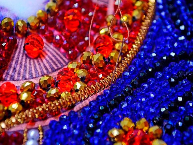 Набор вышивки хрустальными камнями «Богородица Знамение» — картинка 3