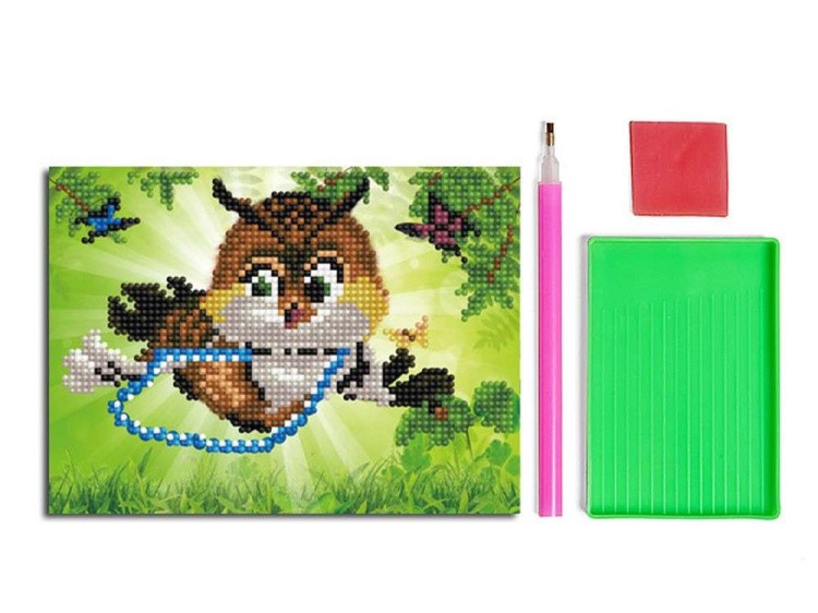 Алмазная вышивка-открытка «Учусь летать» — картинка 3