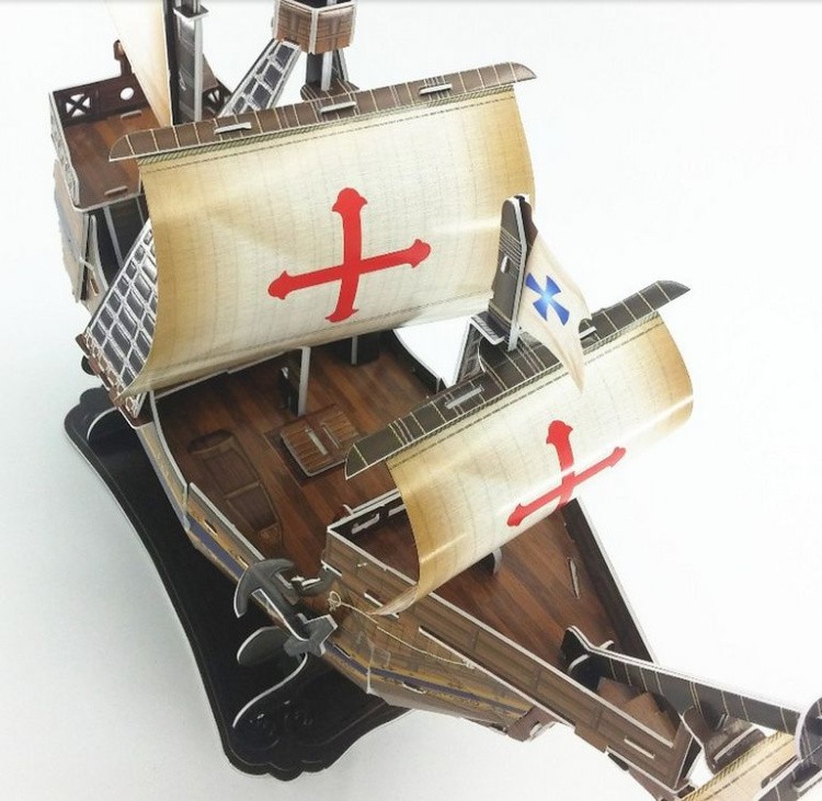 3D-пазл CubicFun Корабль «Санта Мария» — картинка 5