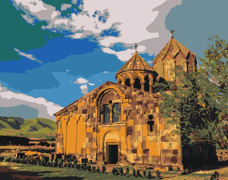 Картина по номерам «Армения: монастырь Ованаванк»