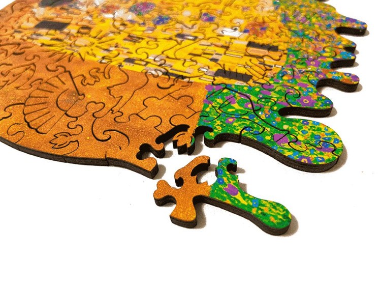 Деревянные пазлы Woodzle «Поцелуй» (S) — картинка 8