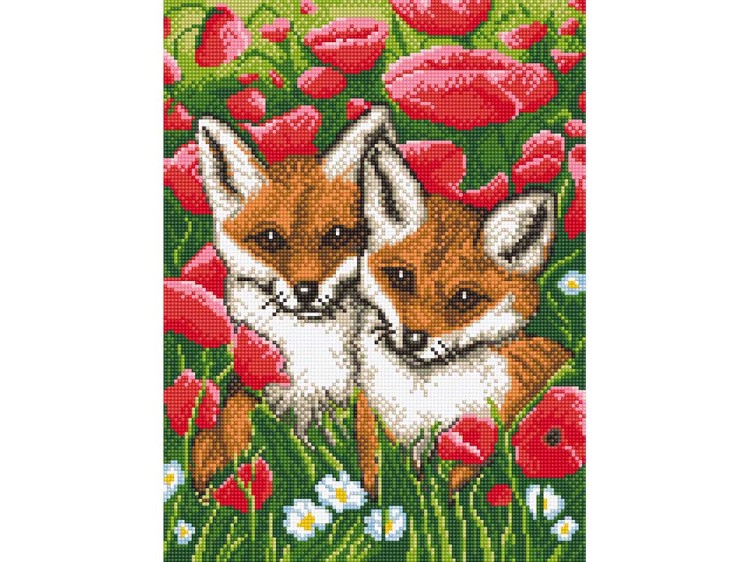 Алмазная вышивка «Рыжие малыши» — картинка 2