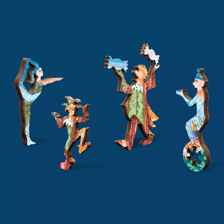 Деревянные пазлы DAVICI «Жонглеры» — картинка 4