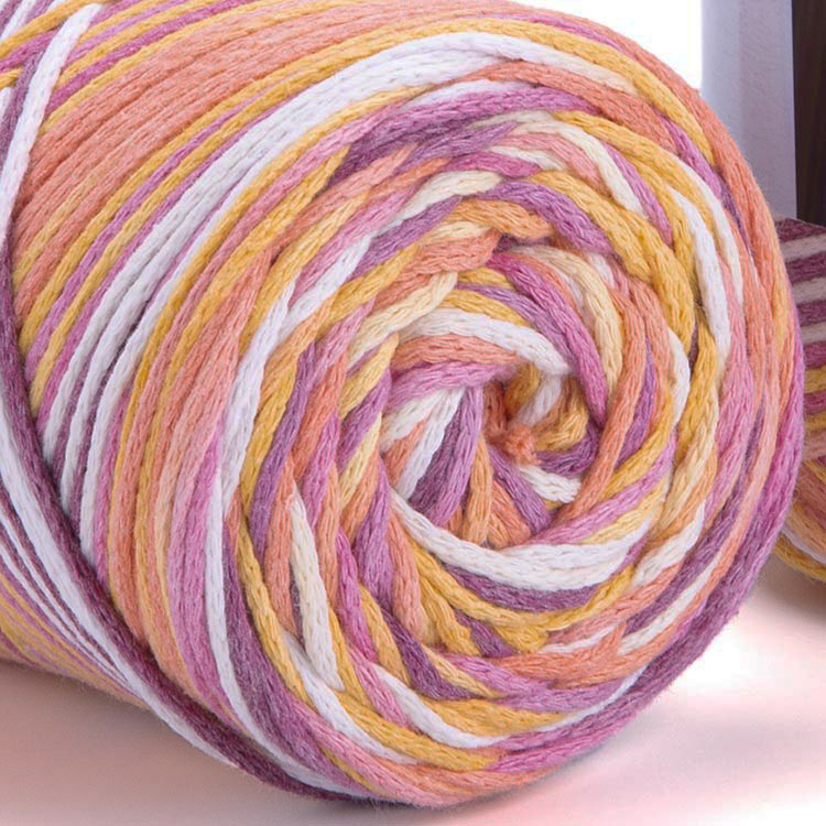 Пряжа YarnArt Macrame Cotton VR (Макраме Коттон ВР) (912), мультиколор, 4 шт. по 250 г — картинка 2