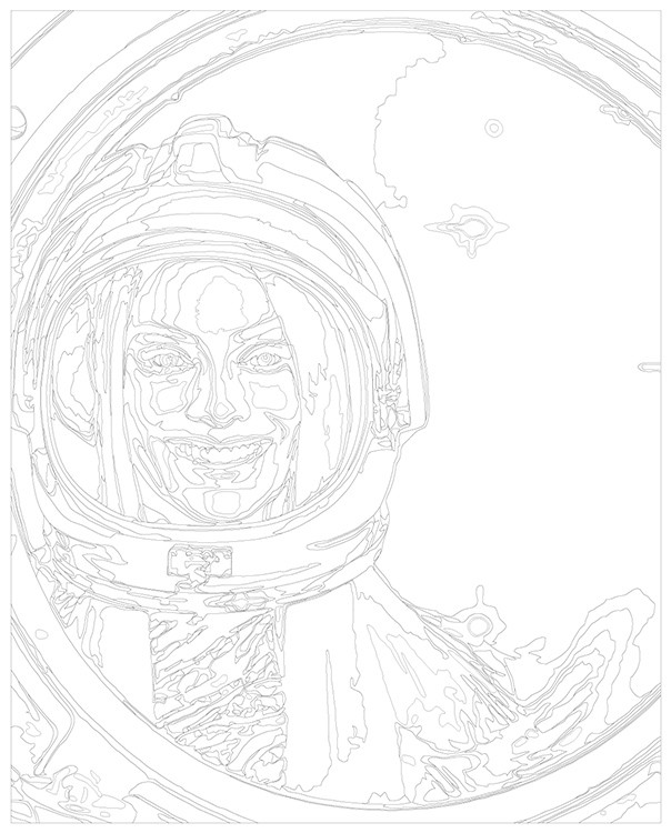 Картина по номерам «Барби: Марго Робби в космосе» — картинка 3