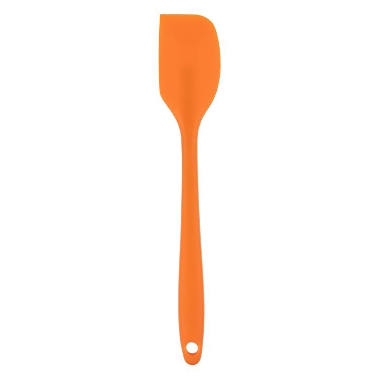Кулинарная силиконовая лопатка, оранжевая, силикон, 27,5 см, 1 шт., S-CHIEF
