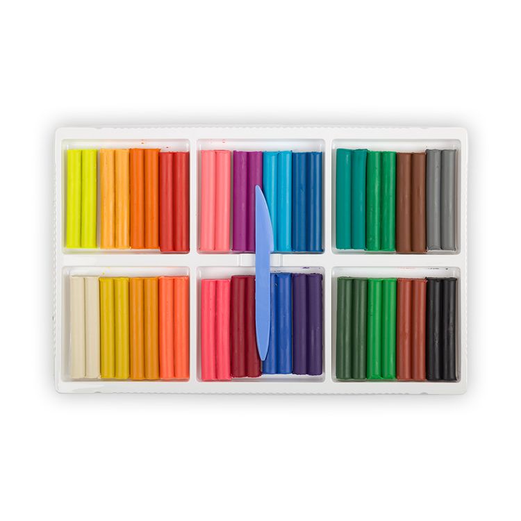 Пластилин восковой KANZY KNY-300710, 24 цвета — картинка 2