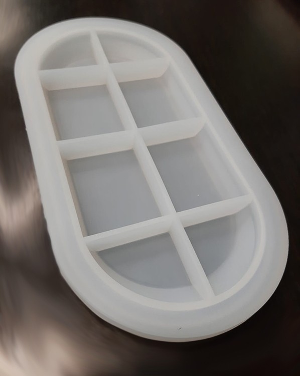 Силиконовый молд Epoxy Master блюдце овал, 20х10 см — картинка 5