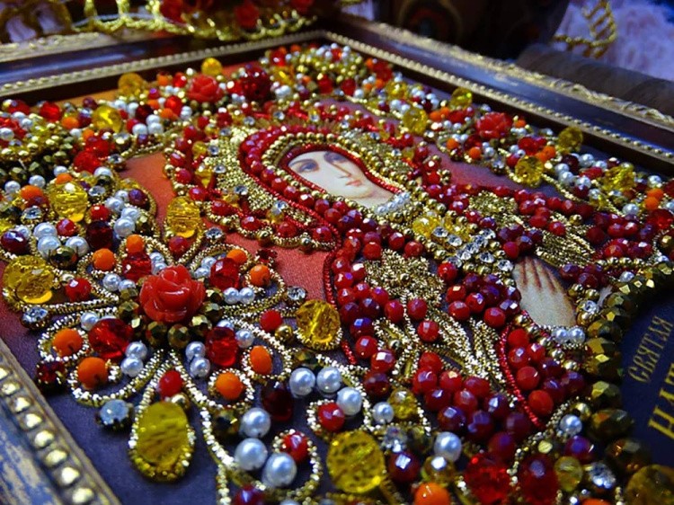 Набор вышивки хрустальными камнями «Святая Наталия» — картинка 3