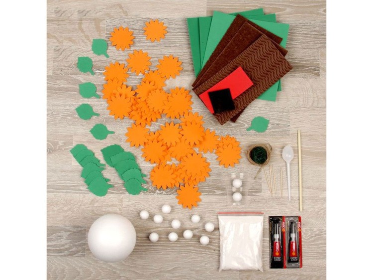 Набор для создания топиария «Подсолнух» — картинка 3