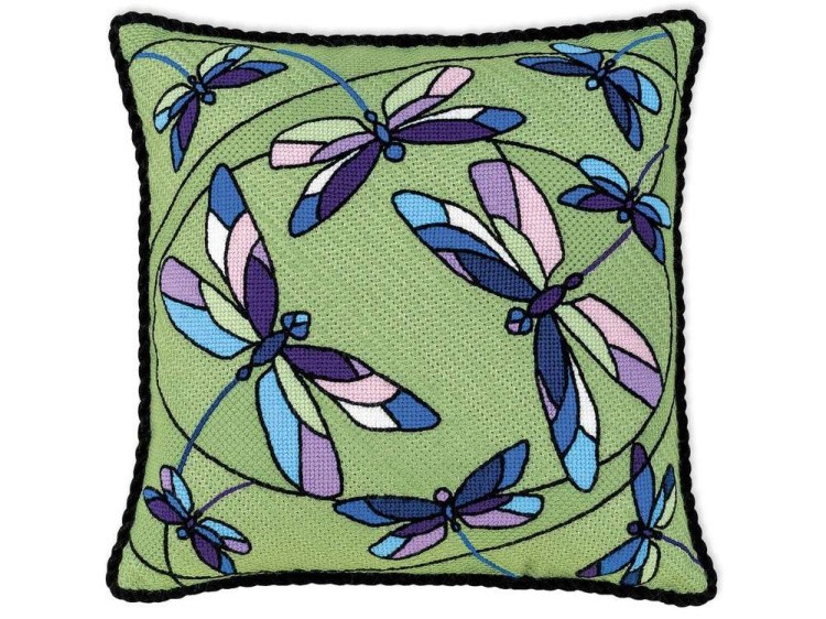 Набор для вышивания «Подушка/панно. Витраж. Стрекозы» — картинка 2