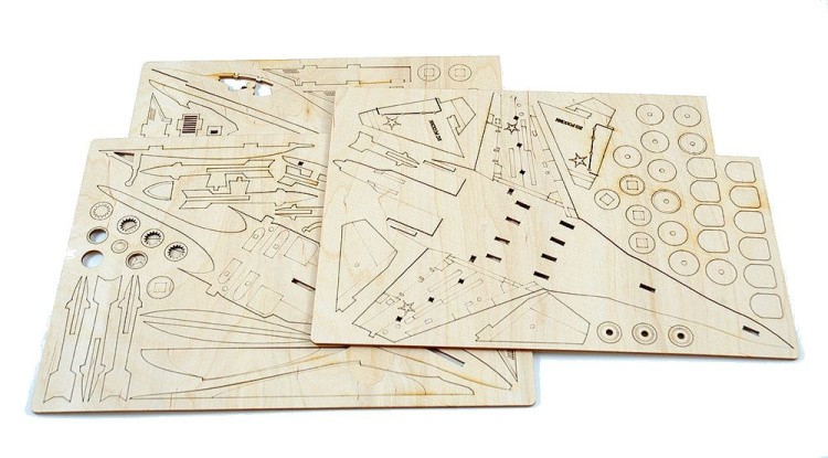 Конструктор из дерева «Истребитель СУ-30», Армия России — картинка 3