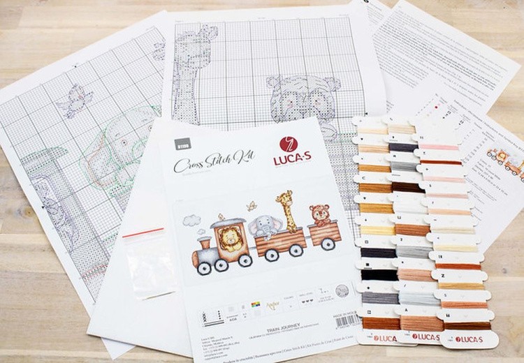 Набор для вышивания «Путешествие на паровозике» — картинка 2