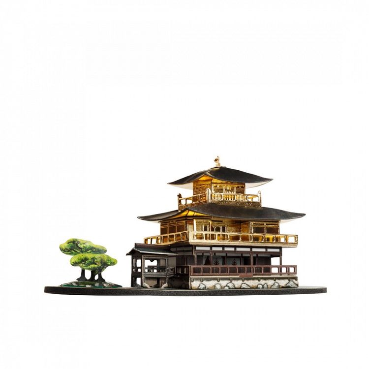 Сборная модель из картона «Золотой павильон. Япония в миниатюре» — картинка 3