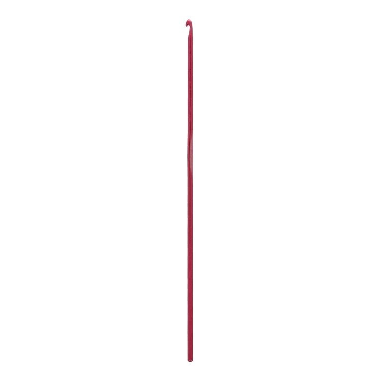 Крючок для вязания красный, металл, 2,5 мм, 15 см, Gamma