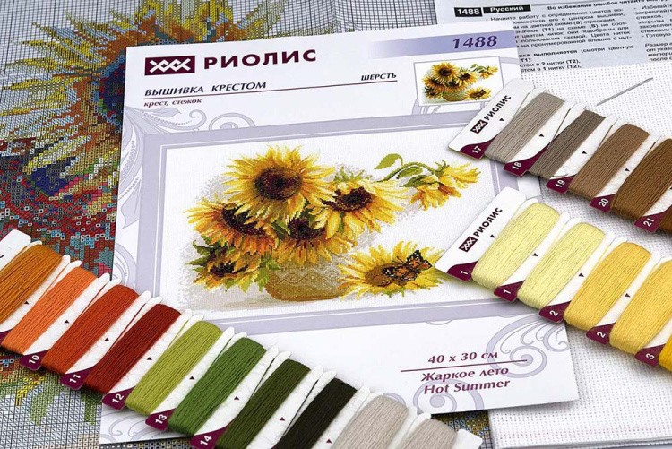 Набор для вышивания «Жаркое лето» — картинка 5